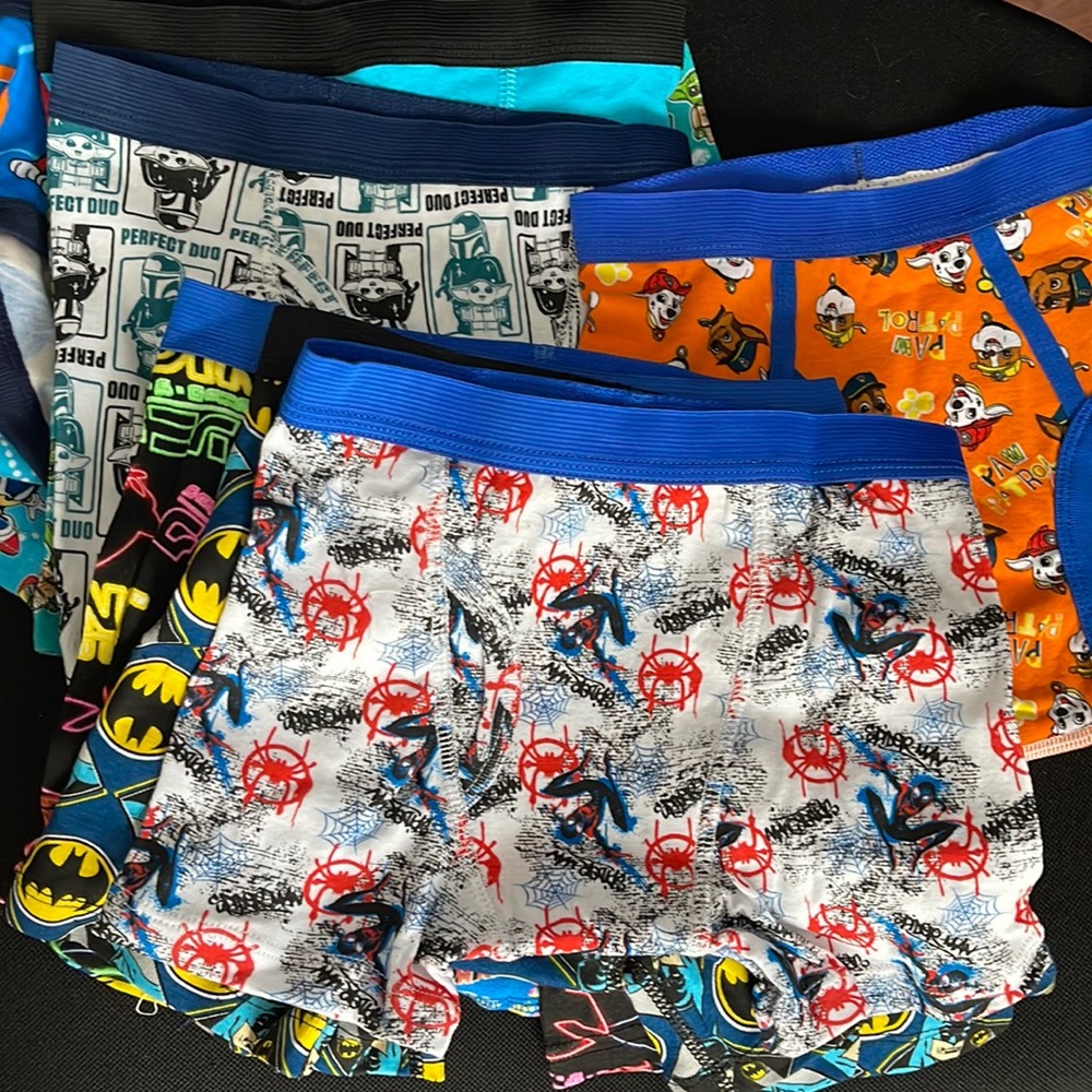 12 pair boys 6 underwear and boxer briefs nwot 3 brief 9 boxer brief new Sonic